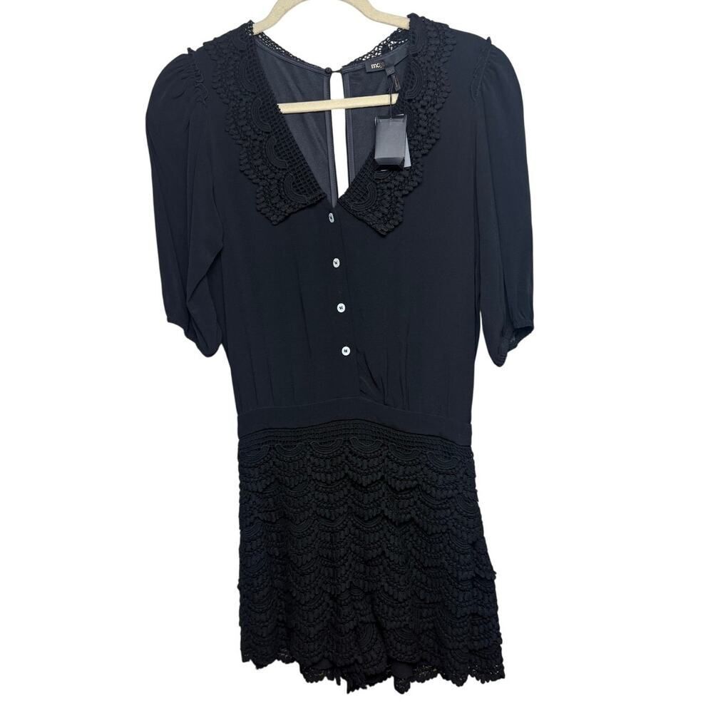 Maje Black Lace Jumpsuit - Picture 3 of 7